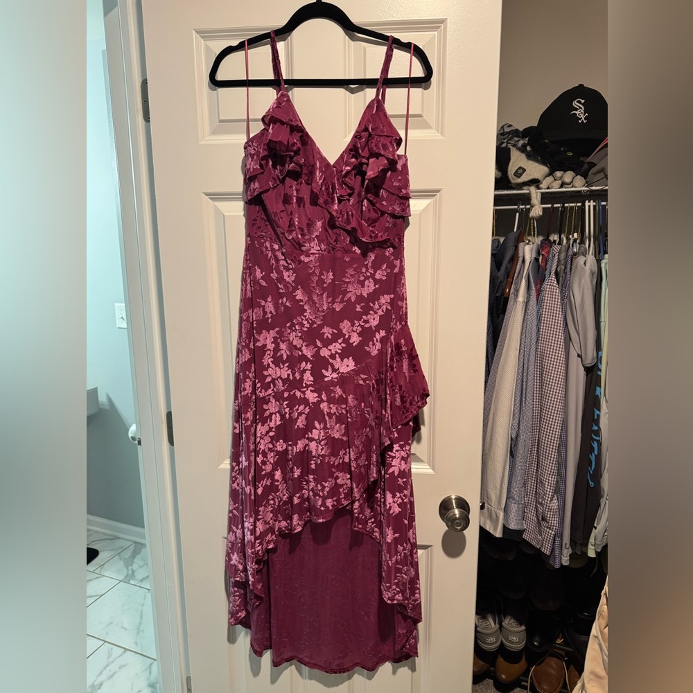 Dark mauve dress